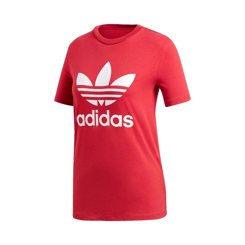 remera roja adidas