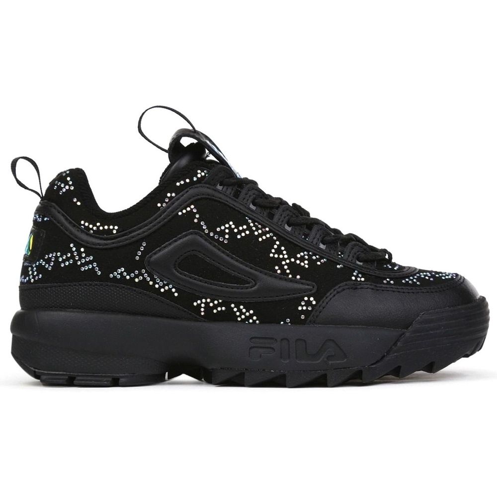 fila disruptor mujer negro